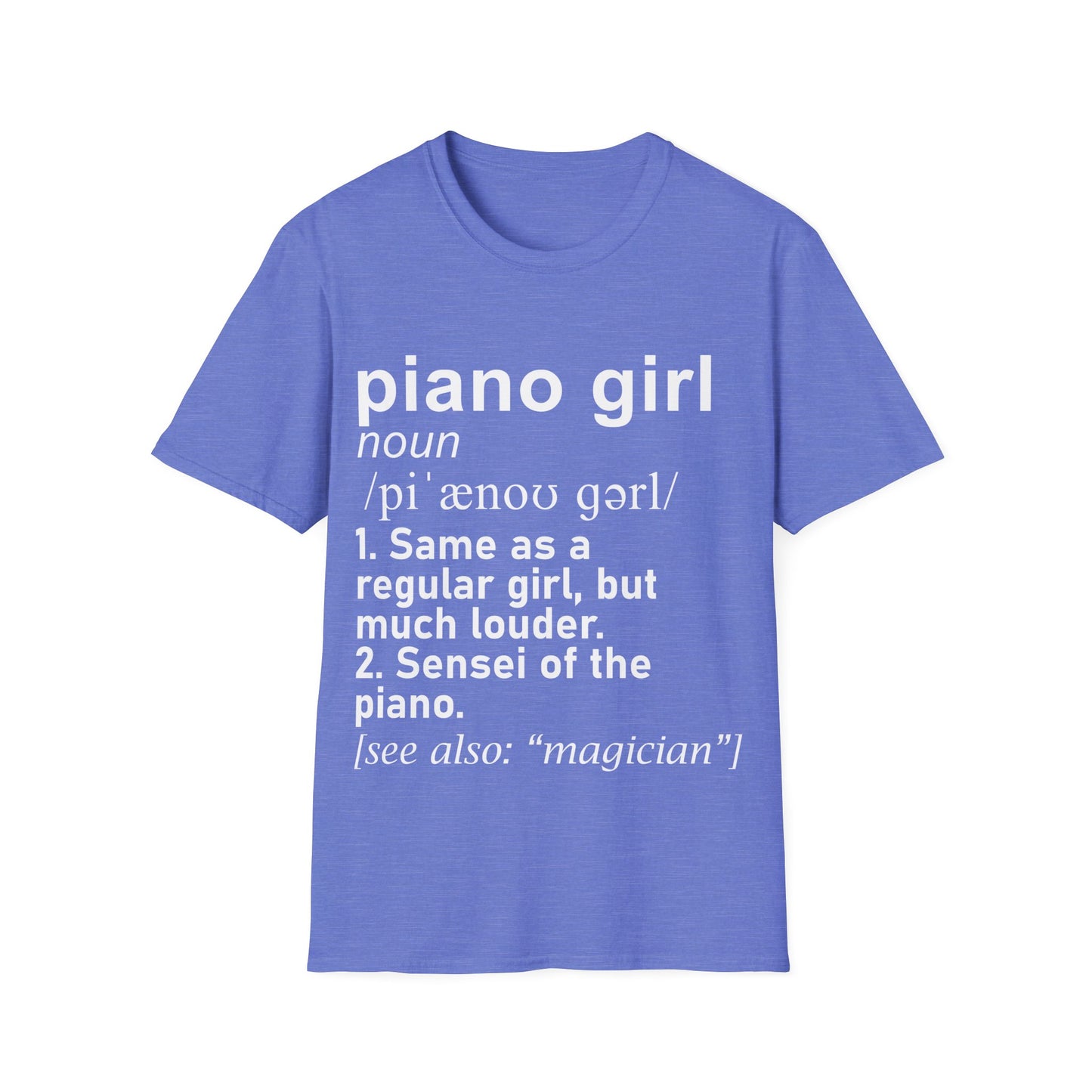 Piano Girl Definition T-Shirt