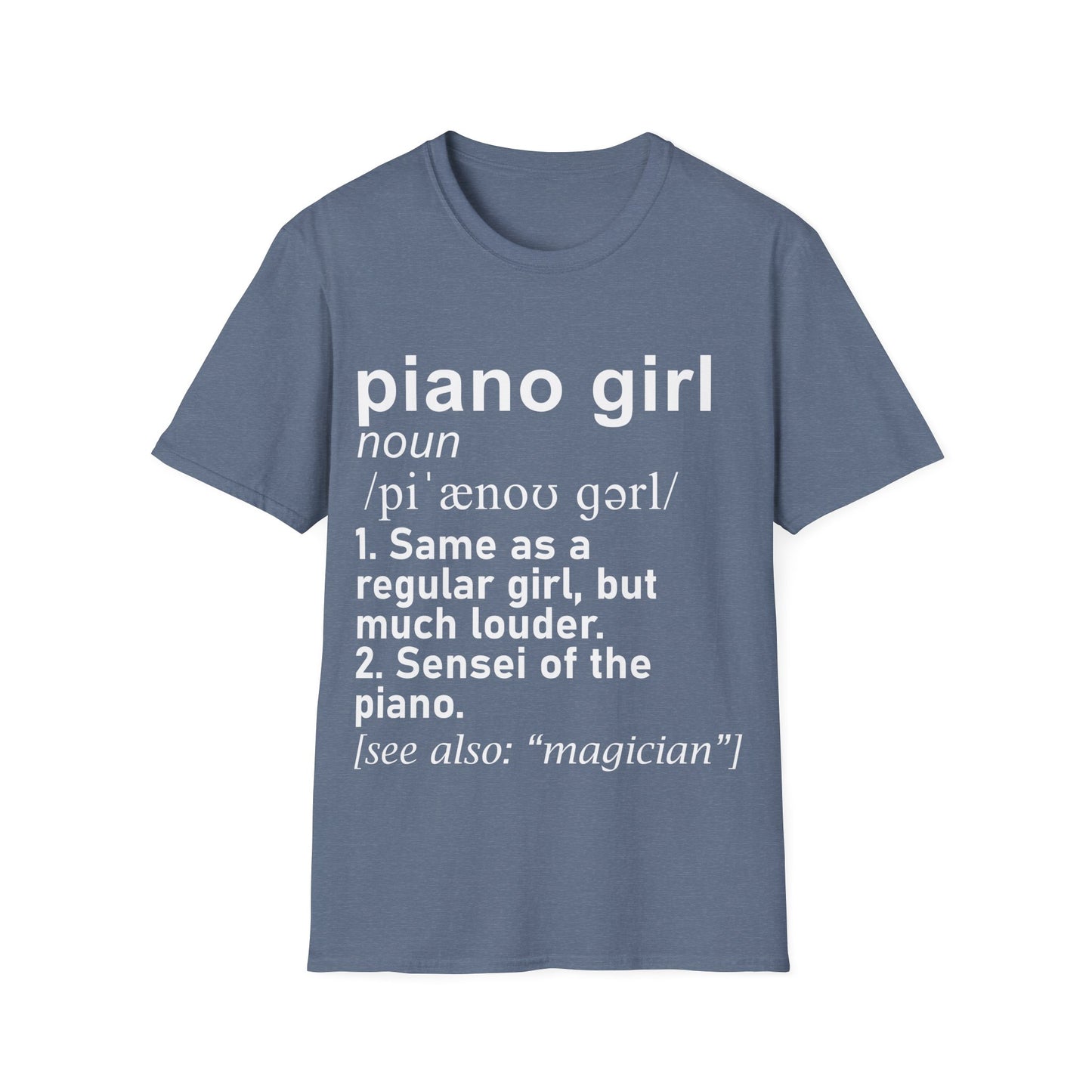 Piano Girl Definition T-Shirt
