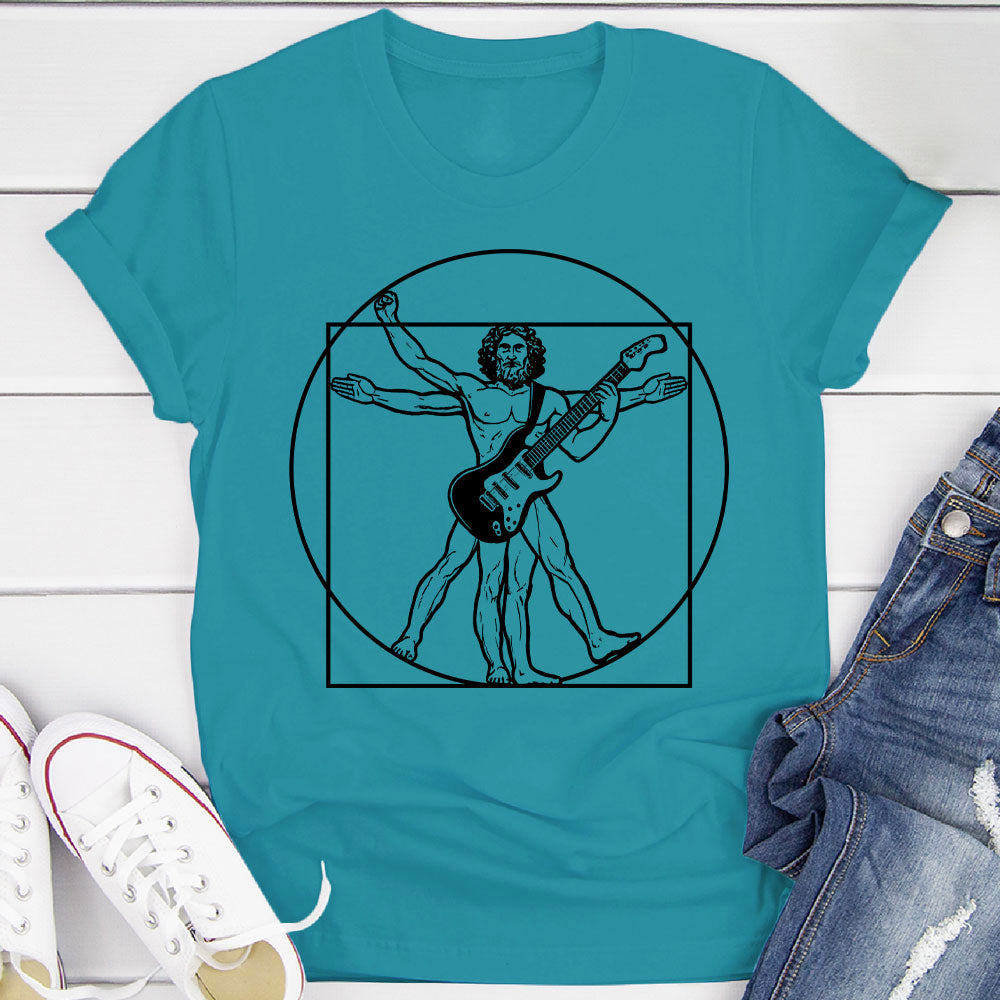 Vitruvian Guitarist T-Shirt