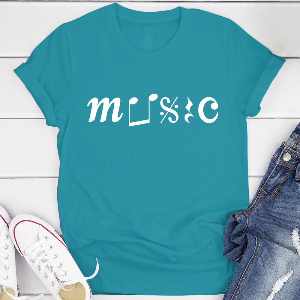 Music With Notation T-Shirt