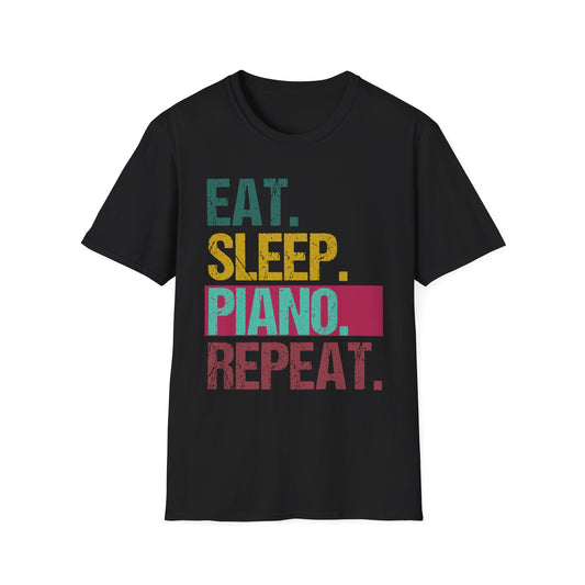 Eat Sleep Piano Repeat T-Shirt