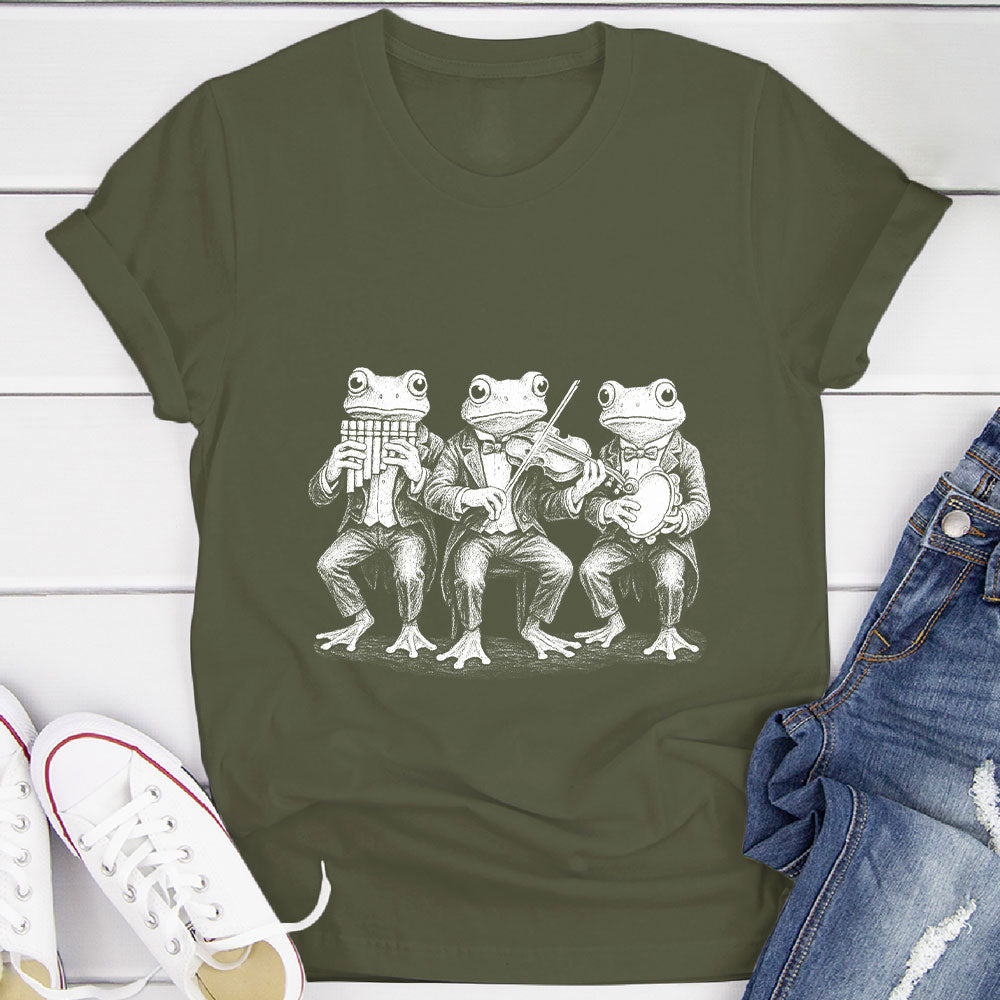 Frog Band In Tuxedos T-Shirt