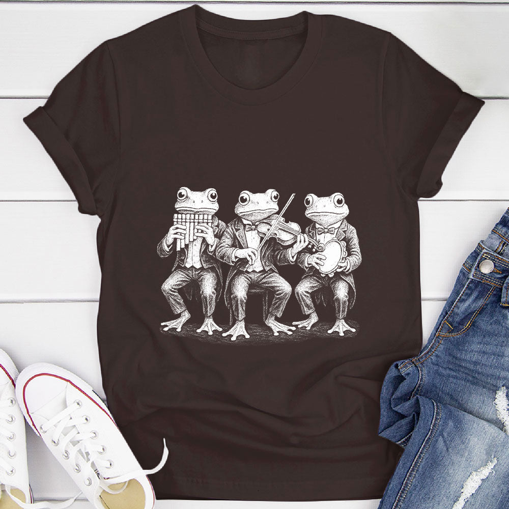 Frog Band In Tuxedos T-Shirt