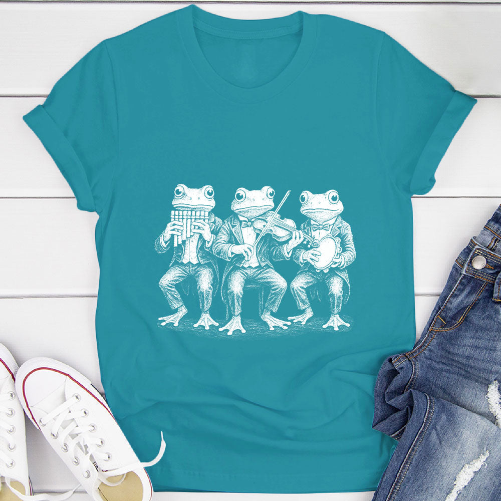 Frog Band In Tuxedos T-Shirt