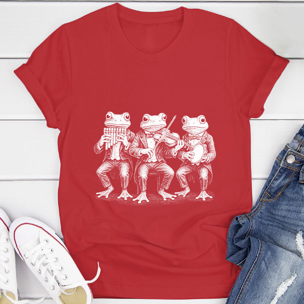 Frog Band In Tuxedos T-Shirt