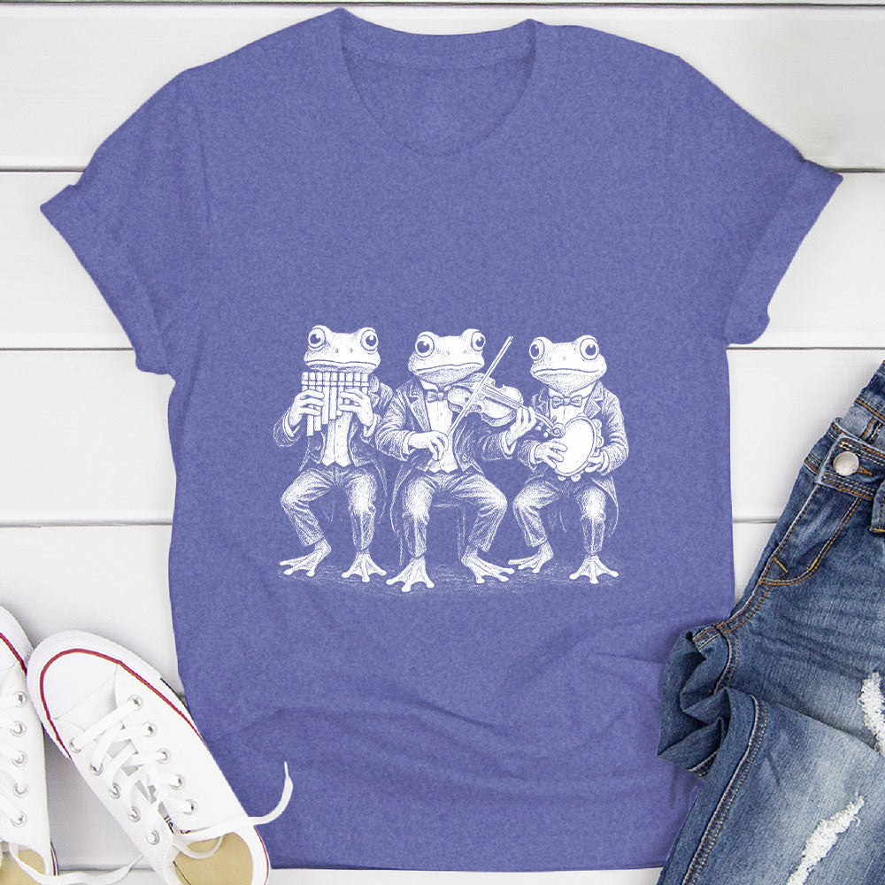 Frog Band In Tuxedos T-Shirt