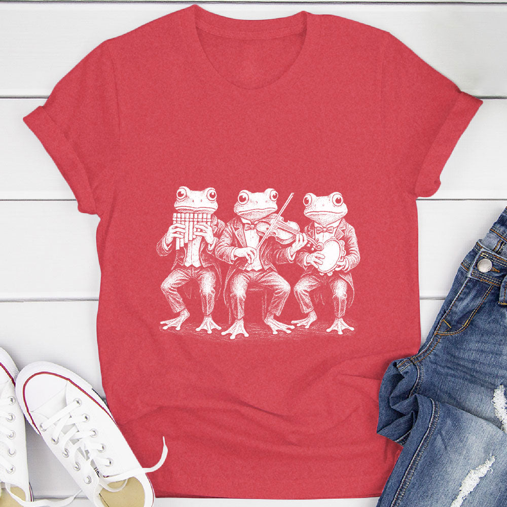 Frog Band In Tuxedos T-Shirt