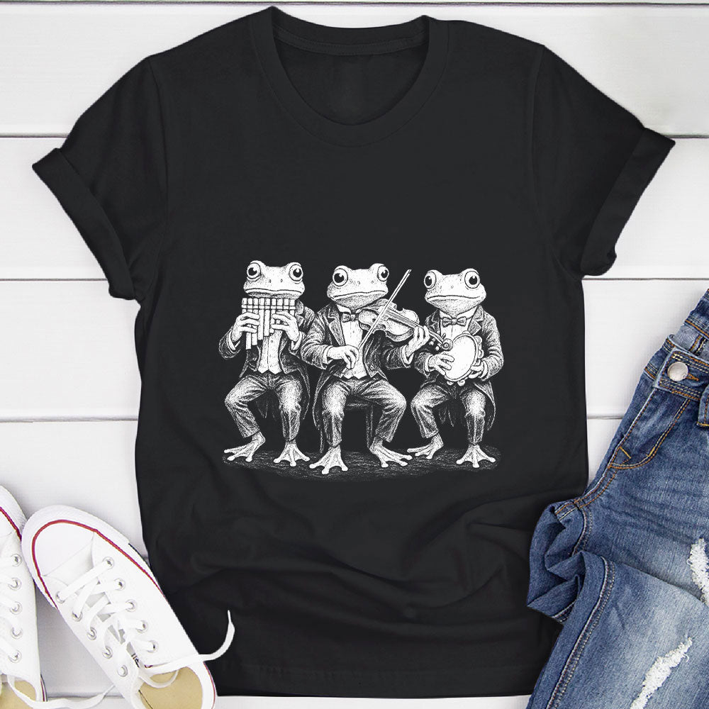 Frog Band In Tuxedos T-Shirt
