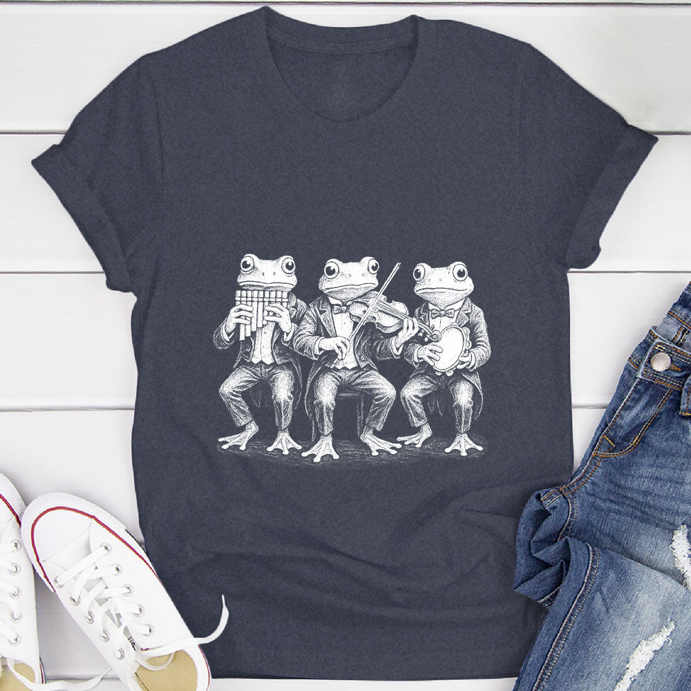 Frog Band In Tuxedos T-Shirt