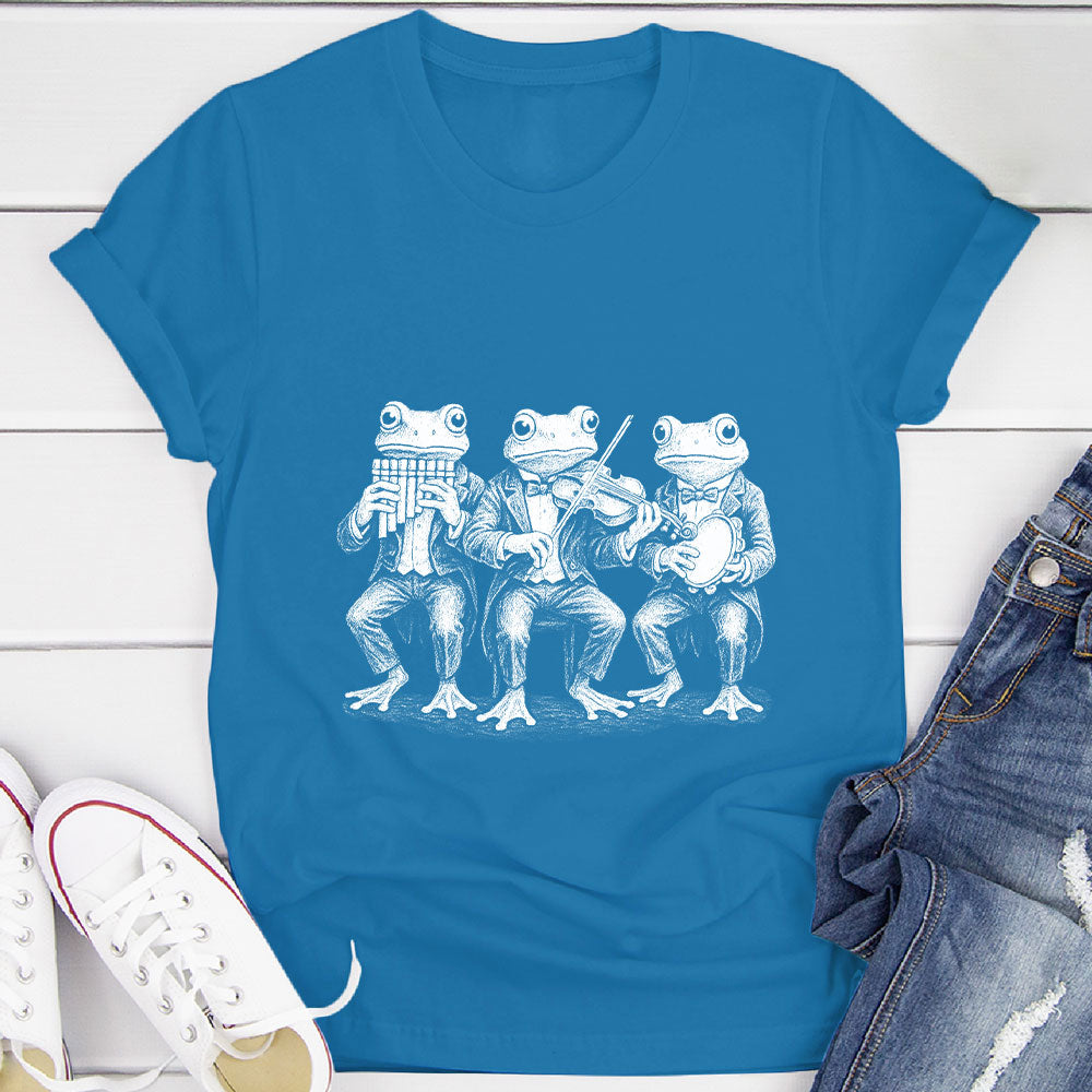 Frog Band In Tuxedos T-Shirt