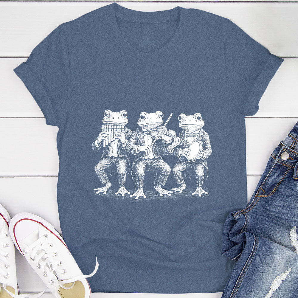Frog Band In Tuxedos T-Shirt