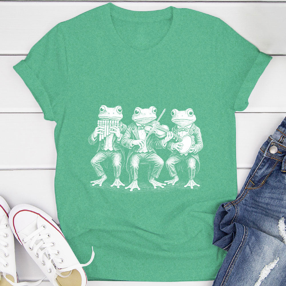 Frog Band In Tuxedos T-Shirt