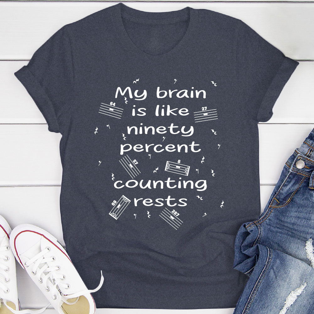 Counting Rests Orchestra Musician T-Shirt