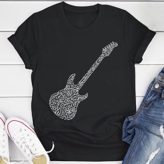 Electric Guitar Notes T-Shirt
