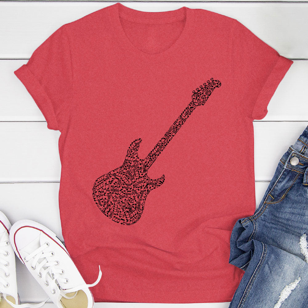 Electric Guitar Notes T-Shirt