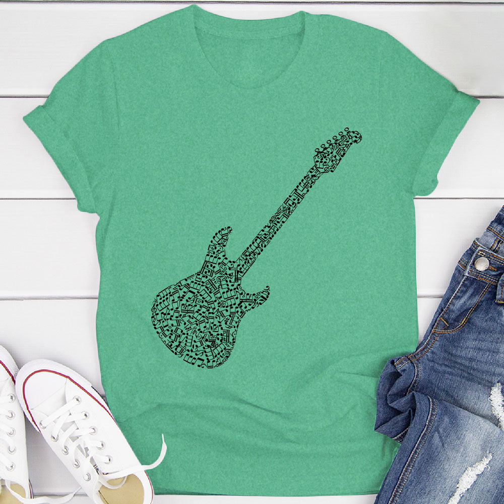 Electric Guitar Notes T-Shirt