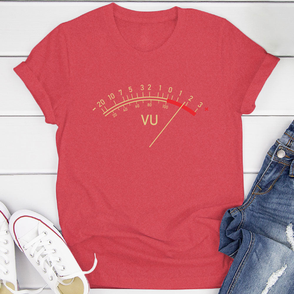 Retro VU Meter T-Shirt