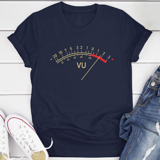 Retro VU Meter T-Shirt