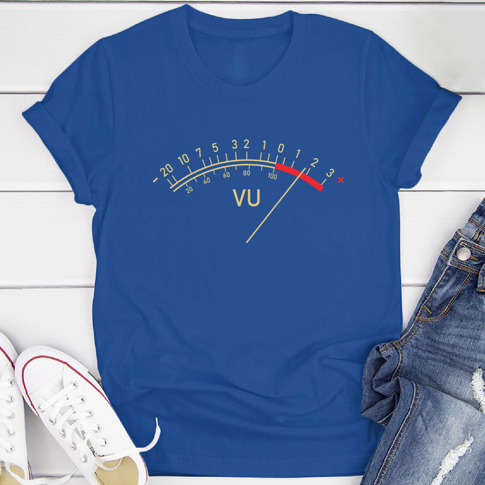 Retro VU Meter T-Shirt