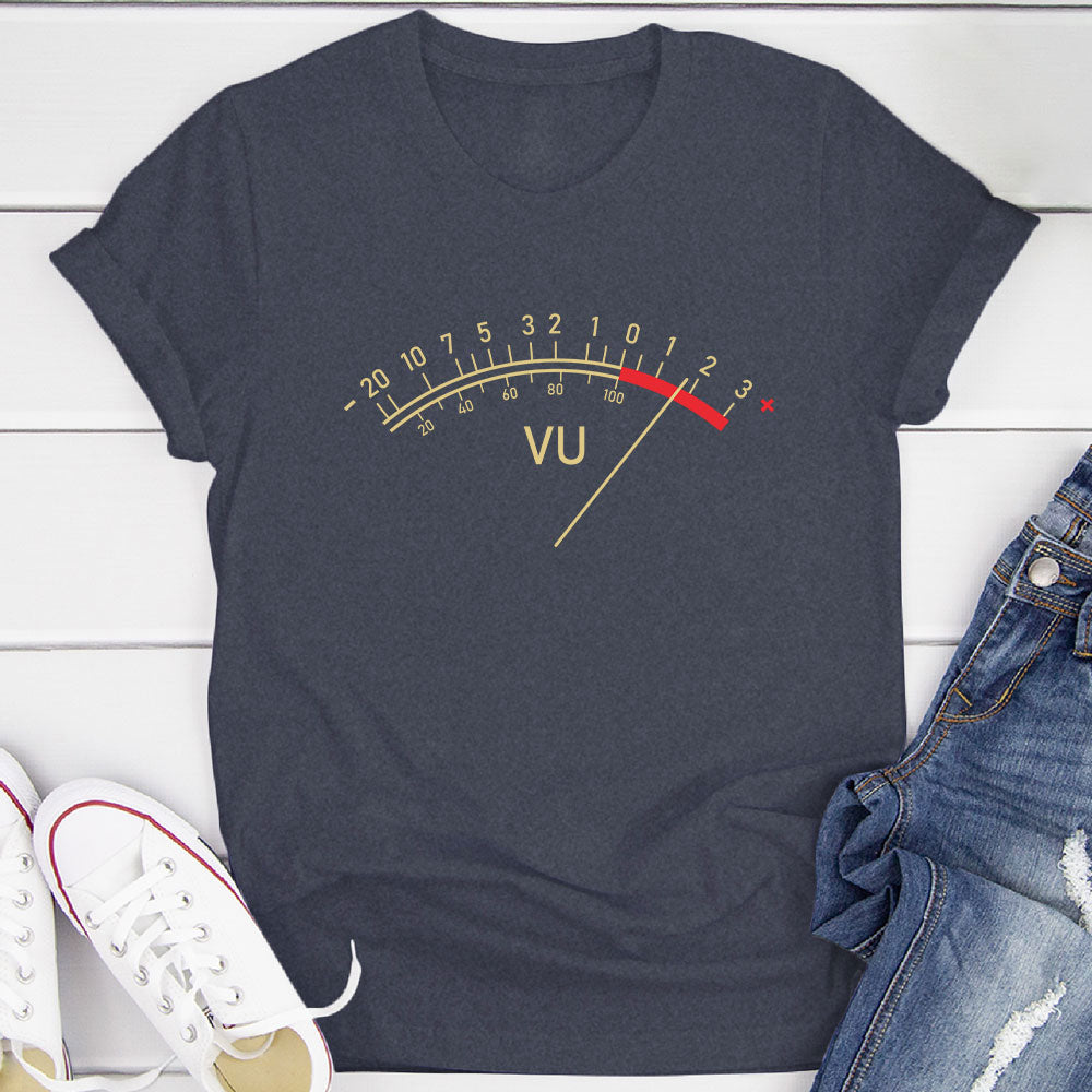 Retro VU Meter T-Shirt