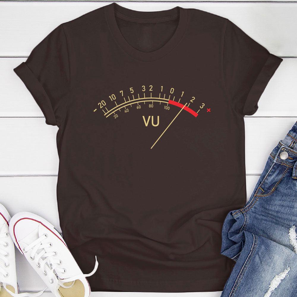 Retro VU Meter T-Shirt