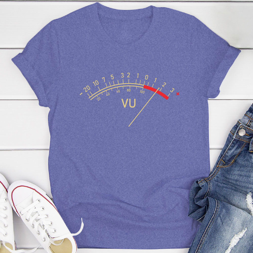 Retro VU Meter T-Shirt