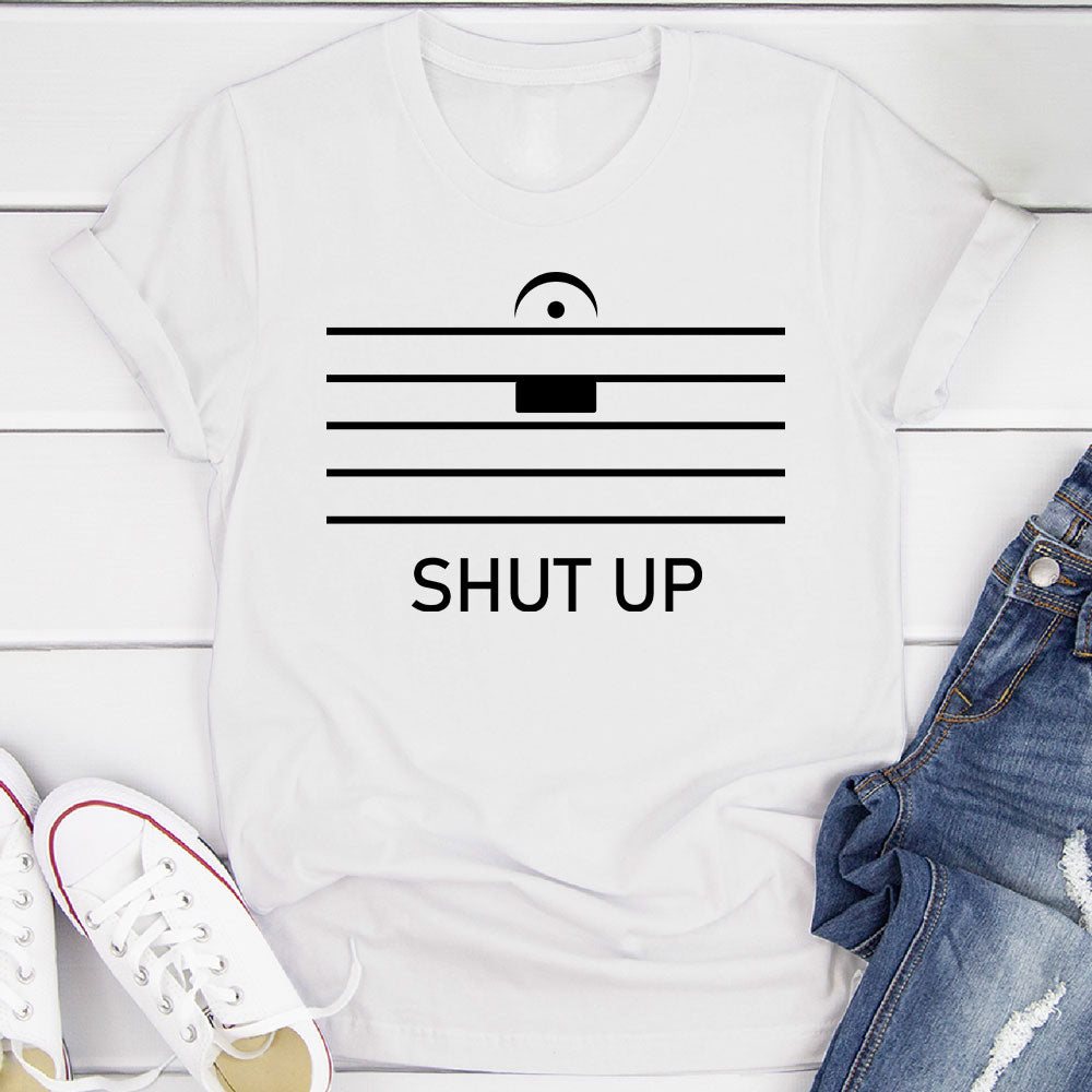 Shut Up By Music Notation T-Shirt