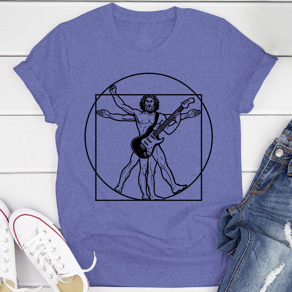 Vitruvian Guitarist T-Shirt