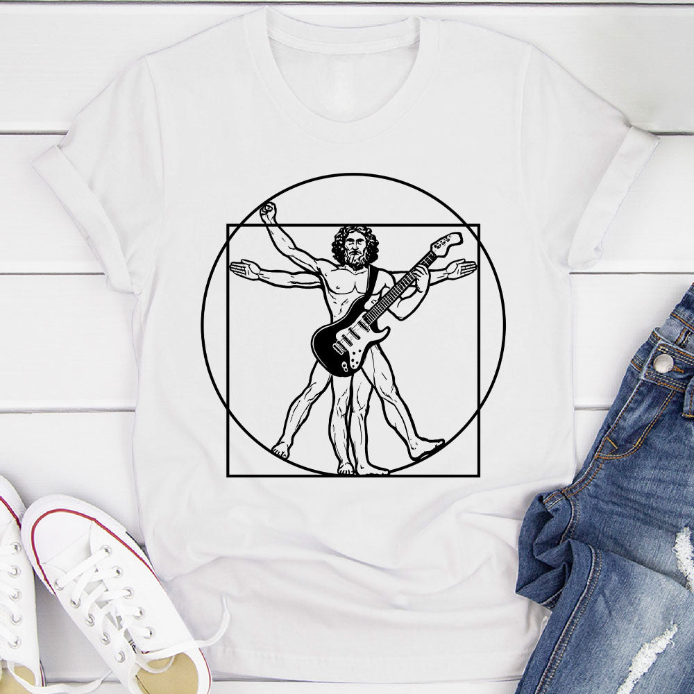 Vitruvian Guitarist T-Shirt