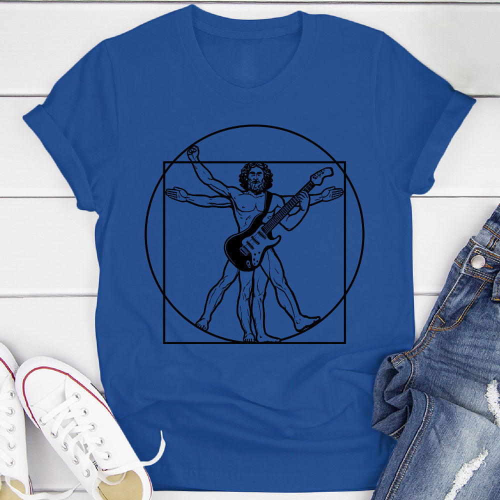 Vitruvian Guitarist T-Shirt