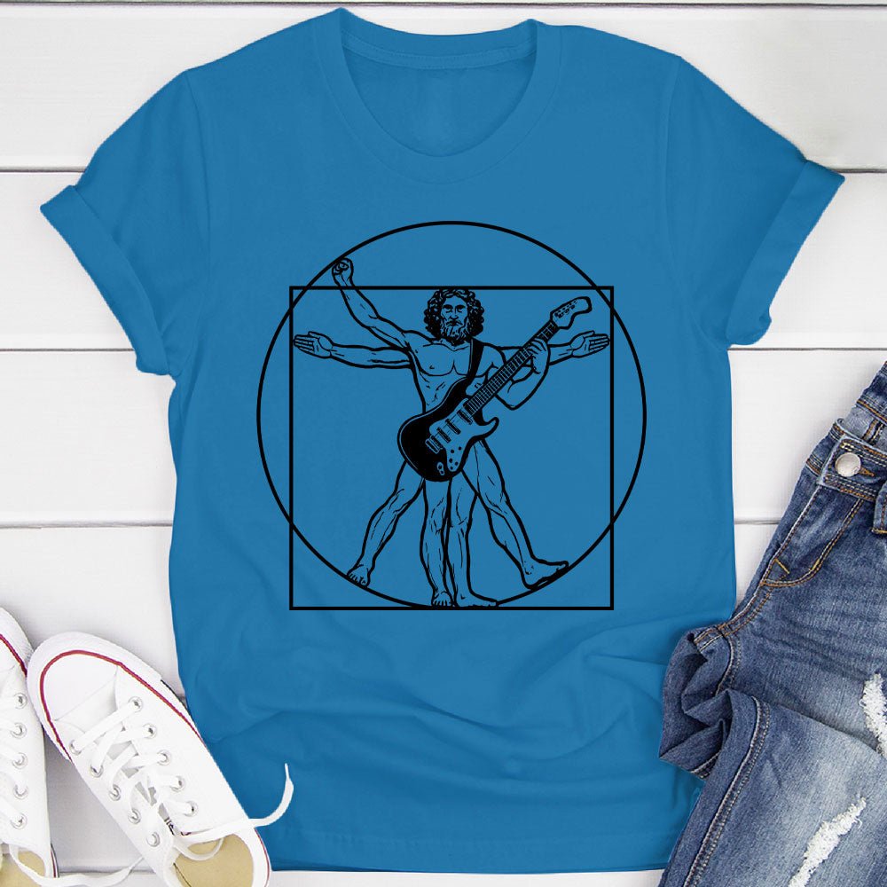 Vitruvian Guitarist T-Shirt