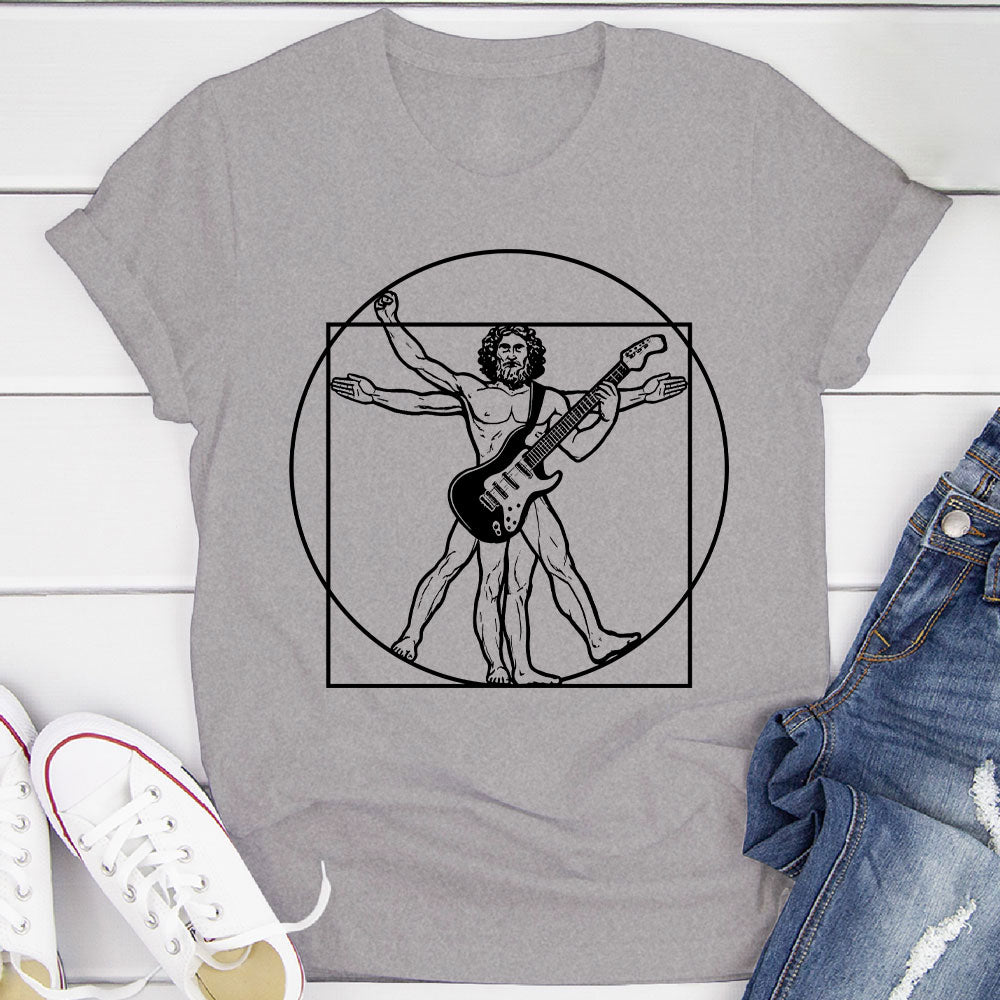 Vitruvian Guitarist T-Shirt