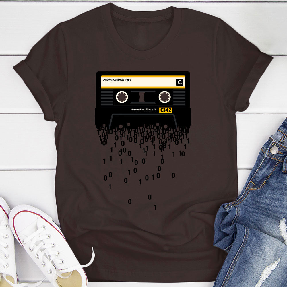Analog Cassete Tape T-Shirt