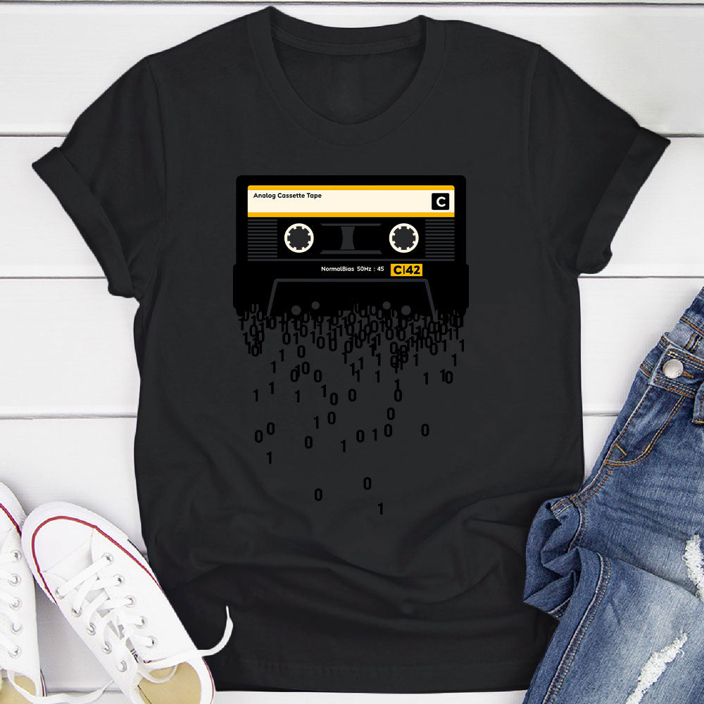 Analog Cassete Tape T-Shirt