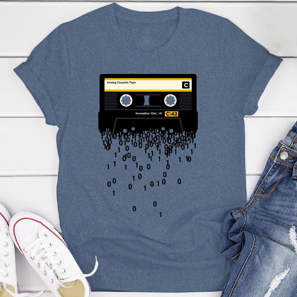 Analog Cassete Tape T-Shirt