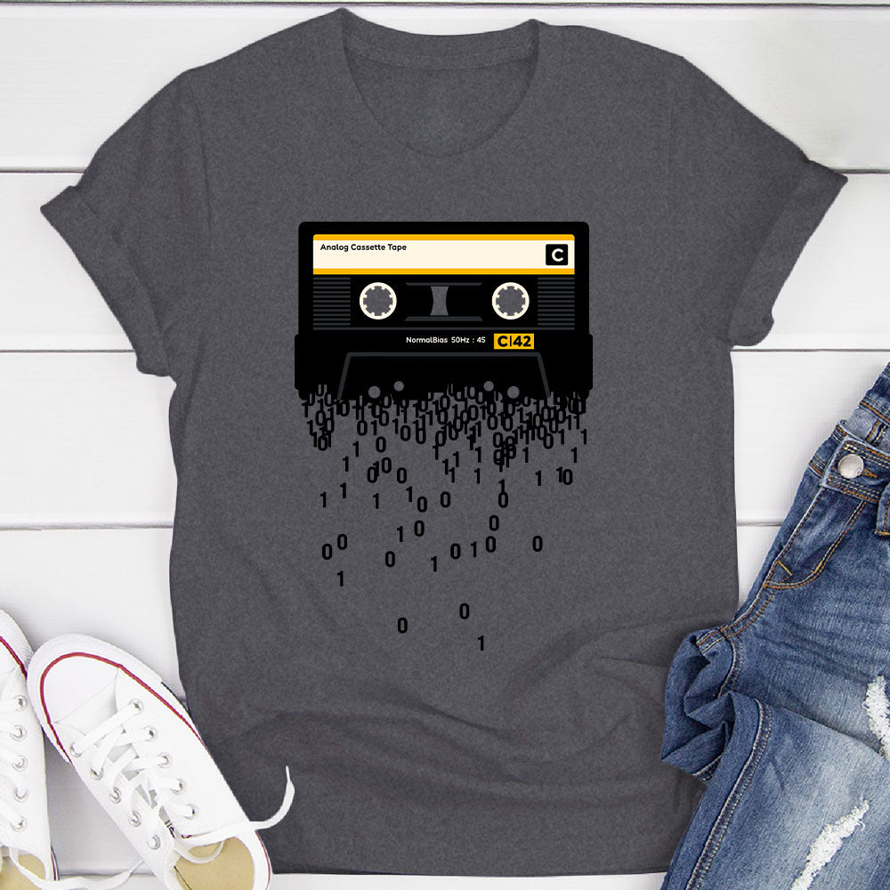 Analog Cassete Tape T-Shirt