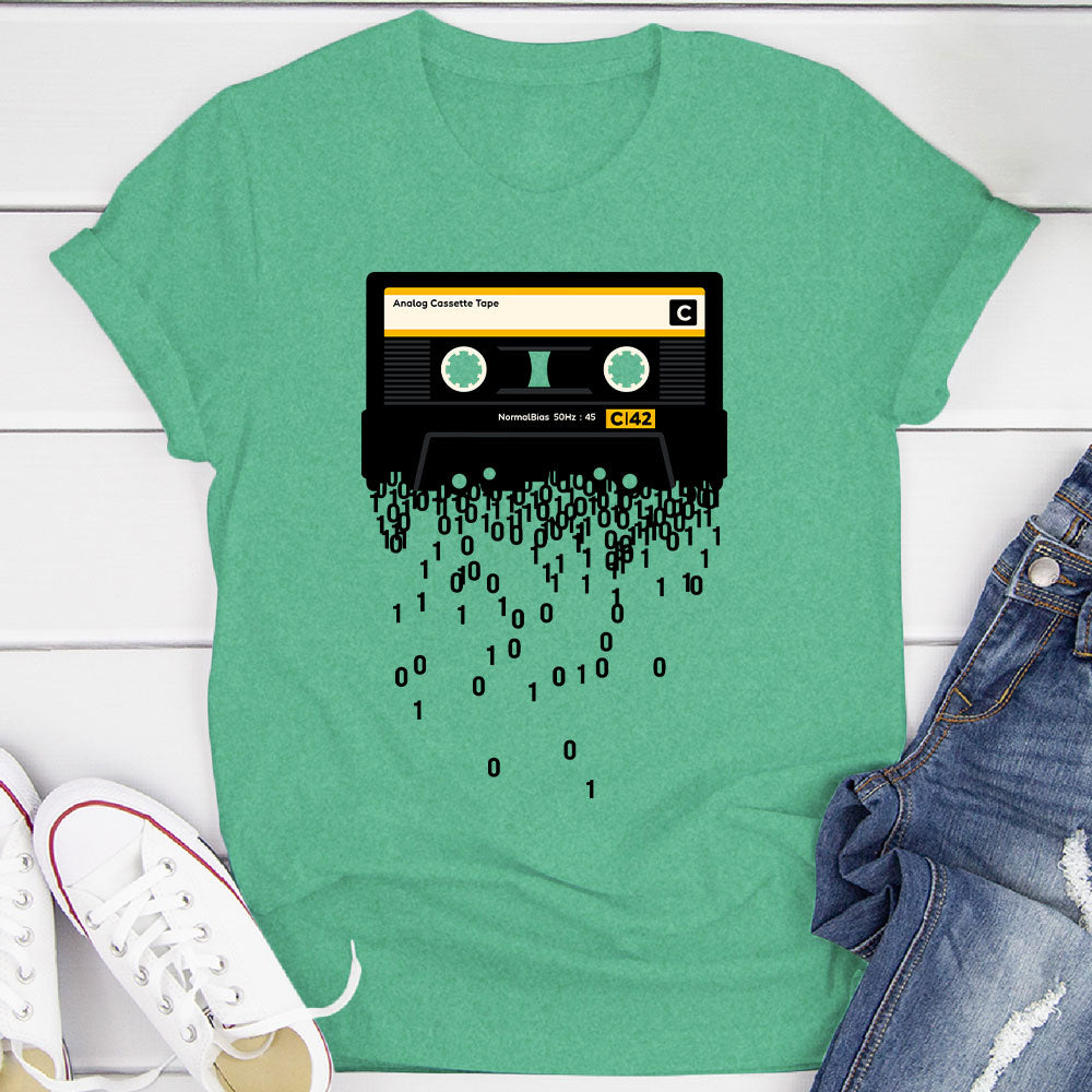 Analog Cassete Tape T-Shirt