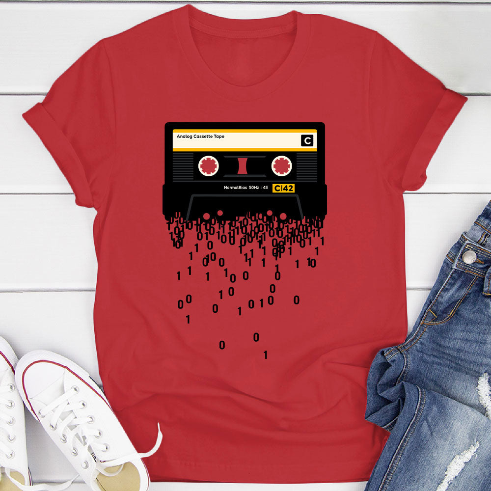 Analog Cassete Tape T-Shirt