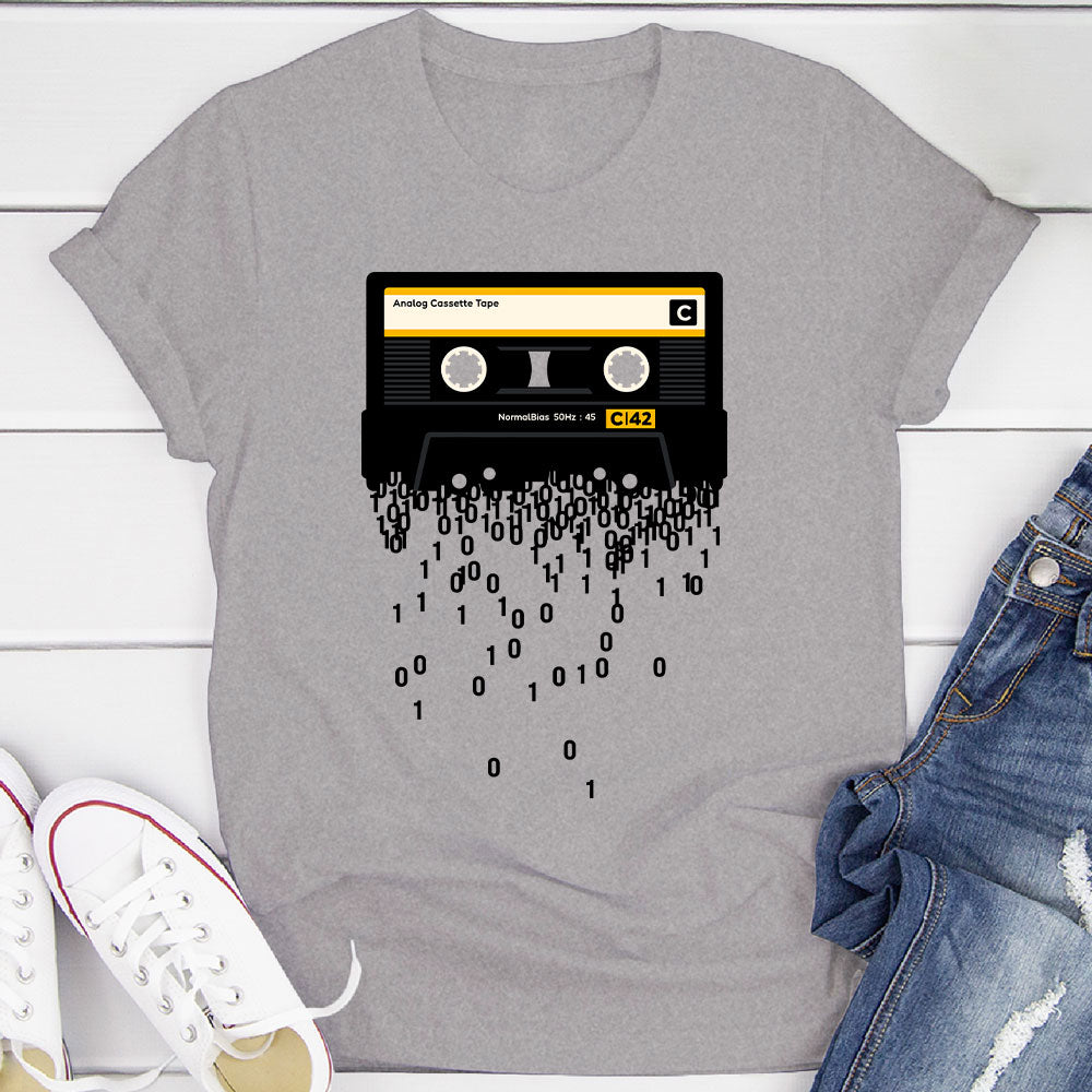 Analog Cassete Tape T-Shirt