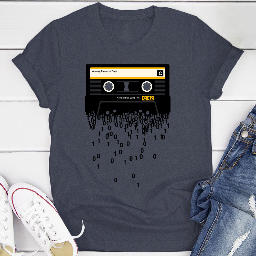 Analog Cassete Tape T-Shirt