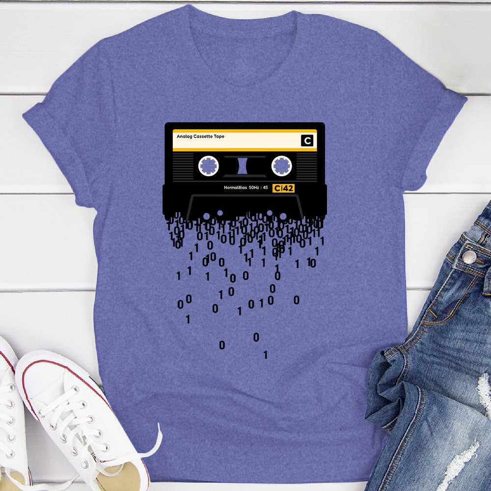 Analog Cassete Tape T-Shirt