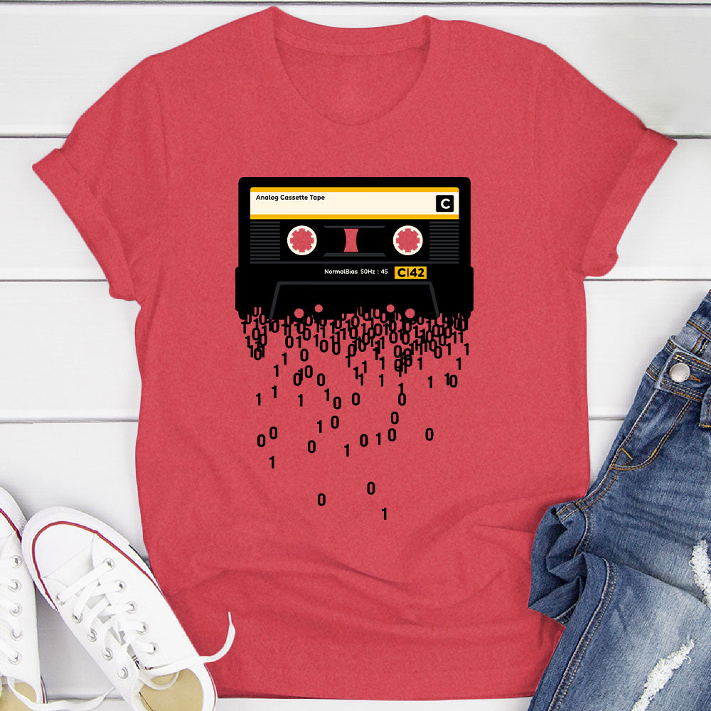 Analog Cassete Tape T-Shirt