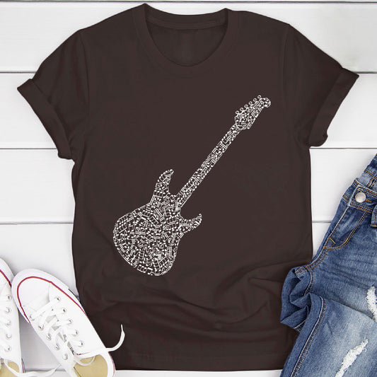 Electric Guitar Notes T-Shirt