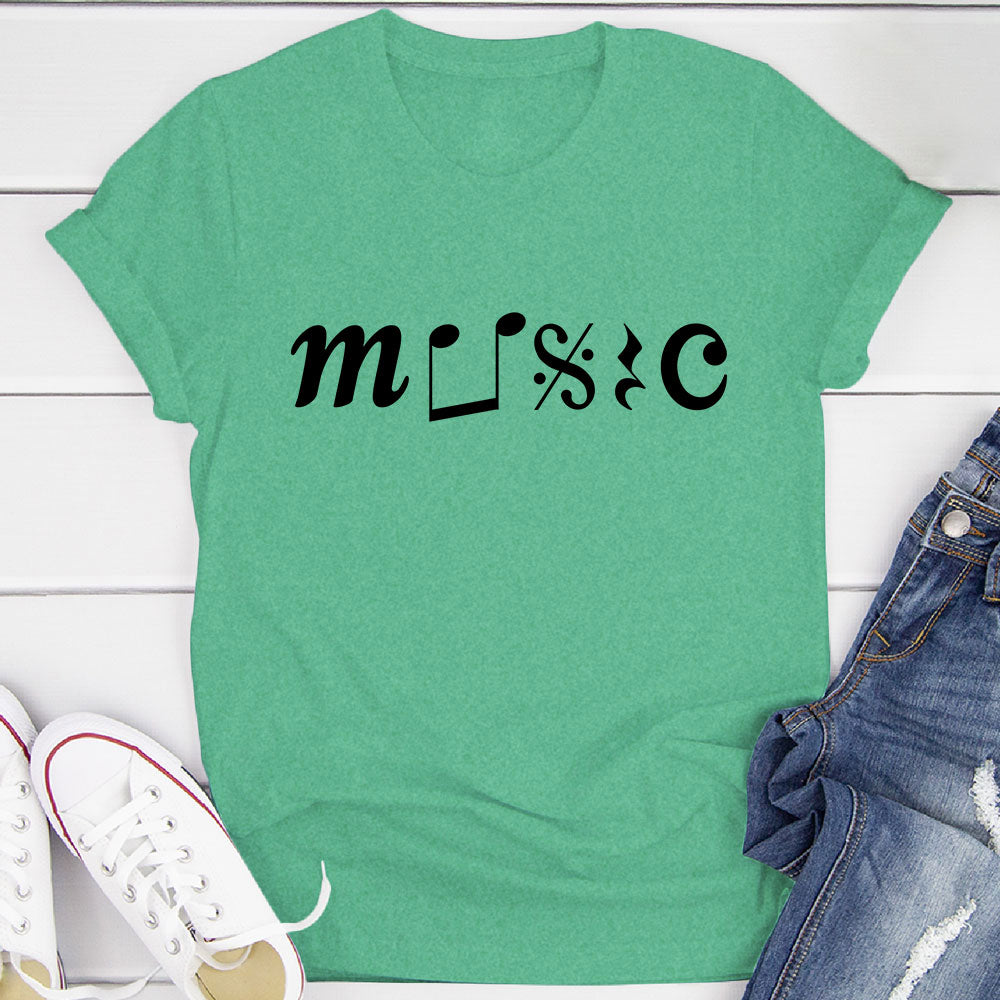 Music With Notation T-Shirt