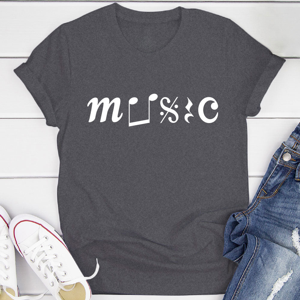 Music With Notation T-Shirt