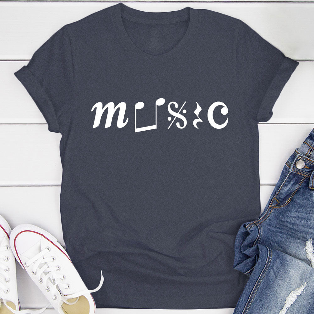 Music With Notation T-Shirt