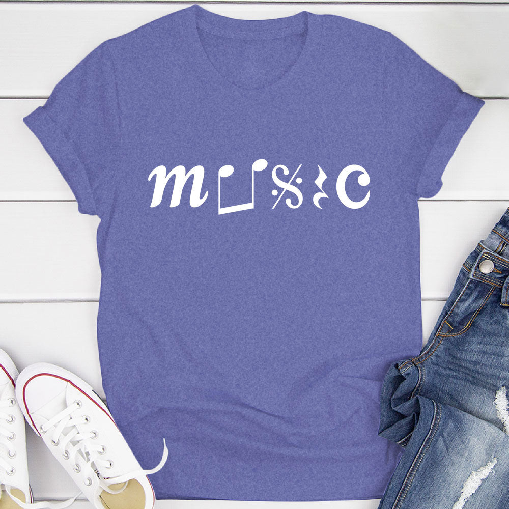 Music With Notation T-Shirt