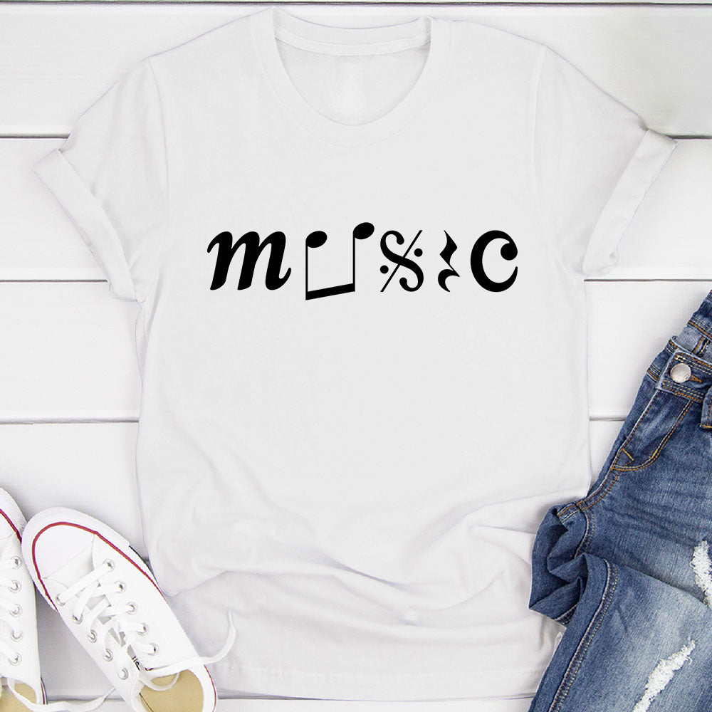 Music With Notation T-Shirt