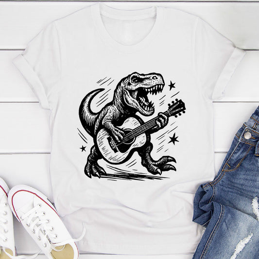 Strumming T-Rex T-Shirt