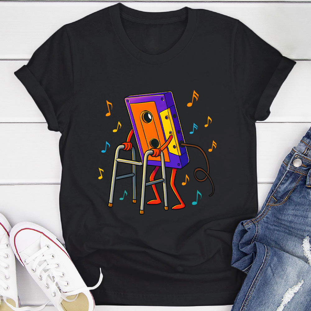 Vintage Cassette Tape Retired T-Shirt